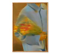 On The Way Home poster, Dina Sterbrant Blue 30x40