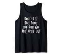 On The Way Out Funny Exit Tank Top
