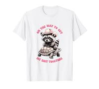 On The Way To Get My Shit Together Cowboy Raccoon T-Shirt