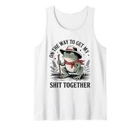 On The Way to Get My Shit Together Funny Meme Tank Top