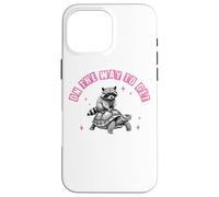On The Way To Get There Raccoon Turtle Fun Case for iPhone 16 Pro Max