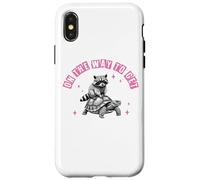 On The Way To Get There Raccoon Turtle Fun Case for iPhone X/XS