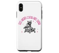 On The Way To Get There Raccoon Turtle Fun Case for iPhone XS Max