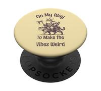 On the Way to Make the Vibes Weird. Viking Frog on Cat PopSockets Adhesive PopGrip