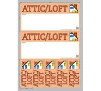 On Top Packaging Moving Day Sticker Set - Attic