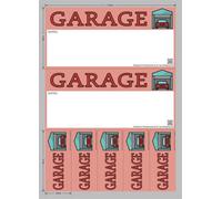 On Top Packaging Moving Day Sticker Set - Garage