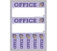 On Top Packaging Moving Day Sticker Set - Office (22 Stickers) | Colour-Coded, Residue-Free, Waterproof & Durable | Multiple Sizes for Boxes & Furniture | Free Marker Pen for Easy Labelling
