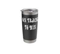 On Track to Win Stainless Steel Insulated Tumbler