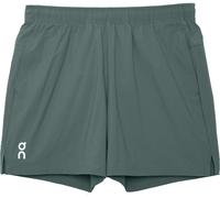 On - Trail running shorts with Integrated briefs - 7" Core Shorts Olive for Men - Size S - Khaki Khaki S