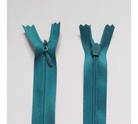 On Trend Fabrics 22" / 56cms Dark Turquoise Blue Concealed Invisible Zip