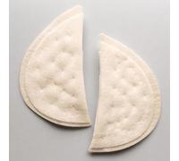 On Trend Fabrics Pair of Contructed Handmade Shoulder Pad - ideal for tailoring, coats and jackets (White)