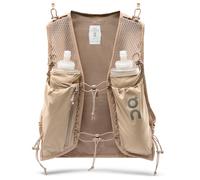 On - Trail running Vest - Ultra Vest Pro Fog in Recycled Polyester - Size L - Beige Beige L