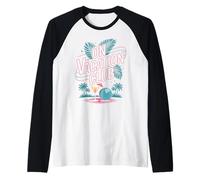 On Vacation Club Funny Summer Travel Vibes Festival Raglan Baseball Tee