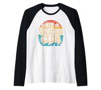 On Vacation Club Funny Summer Travel Vibes Festival Raglan Baseball Tee