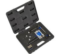 On Vehicle Hydraulic Brake Pipe Flaring Tool Kit - 3/16" SAE & 4.75mm DIN Flares