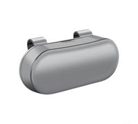 On-Visor Glasses Storage Solution for Sedans SUVs and Trucks Maintains Clean Line of Sight While Holding Eyewear Safely (Grey)