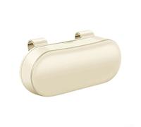 On-Visor Glasses Storage Solution for Sedans SUVs and Trucks Maintains Clean Line of Sight While Holding Eyewear Safely (Beige)