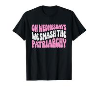 On Wednesdays We Smash The Patriarchy Pink Feminist Feminism Value Graphic T-Shirt