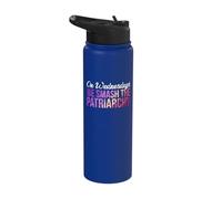 On Wednesdays We Smash The Patriarchy Stainless Steel Insulated Water Bottle