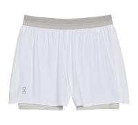 On - Women's 3 Performance 2/1 Shorts - Running shorts size L, white