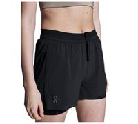 On - Women's 3 Performance 2/1 Shorts - Running shorts size XS, black