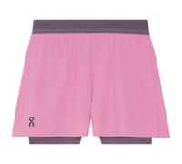 On - Women's 3 Performance 2/1 Shorts - Running shorts size XS, pink