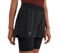 On Womens Active 2-in-1 Short Size: Large, Colour: Black