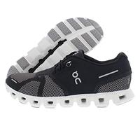 On Womens Cloud 5 Combo Textile Synthetic Black Alloy Trainers 5 UK