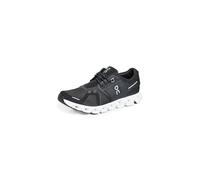 ON Womens Cloud 5 Textile Synthetic Black White Trainers 3 UK