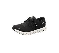 ON Womens Cloud 5 Textile Synthetic Black White Trainers 9 UK