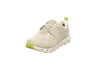 On Women's Cloud 5 Waterproof Sneakers, Chalk/Ice, 8.5