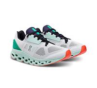 On Women's Cloudsurfer Sneaker, Undied White/Creek, 9