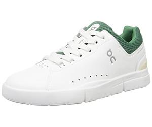 On Womens The Roger Advantage Textile Synthetic White Green Trainers 5.5 UK
