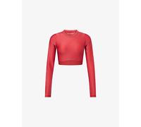 On Womens Train Year Of The Horse Long-Sleeve Crop Top Sienna M