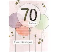 On Your 70th Birthday Gigantic Greeting Card Embellished A4 Sized Cards AO013