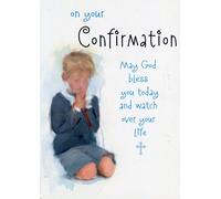 On Your Confirmation - Boy Confirmation Day Card