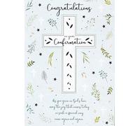 On your Confirmation Card for Boys/Girls - Cross with a Foil Finish - by ICG