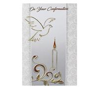 On Your Confirmation Card with Envelope and Gold Detail - F28115 1152