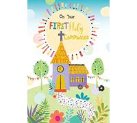 On Your First Holy Communion Card Bright Church Lovely Verse
