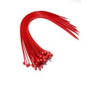 On1shelf® Cable Ties, 450mm x 7.2mm, 18" Premium Tie Wraps, Strong and Long Nylon Zip Ties 50 Pack (Red)