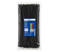 On1shelf Heavy Duty Cable Ties 12mm x 290mm Black, 110kg Tensile Strength Nylon PA66 Zip Ties, Industrial Heavy Duty Cable Tie Wraps, UV Resistant Self Locking Wire Ties for Indoor & Outdoor Use 50Pcs