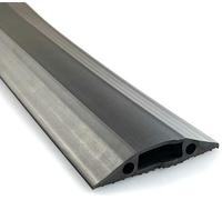 On1shelf® Medium Duty Floor Cover Protector | Protect Prevent a Trip Hazard | Cable Cavity 16mm (W) x 8mm (H) | Black (3M)