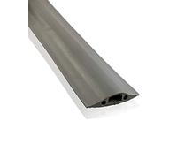 On1shelf® Medium Duty Floor Cover Protector | Protect Prevent a Trip Hazard | Cable Cavity 16mm (W) x 8mm (H) | Grey (5M)