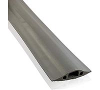 On1shelf® Medium Duty Floor Cover Protector | Protect Prevent a Trip Hazard | Cable Cavity 30mm (W) x 10mm (H) | Grey (2M)