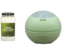 ONA Misting Dome & ONA liquids For Odour Neutralising Diffuser (Dome Green + Liquid Fresh Linen 922ml)
