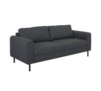 onalaska fabric 2.5 seater sofa in basel dark grey