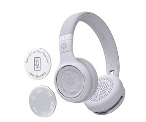 ONANOFF StoryPhones, Storytelling Foldable Bluetooth Kids Headphones-Intro Bundle with ZenDisk and PlayShield, Perfect for Travel, Learning, Screen-Free Entertainment, Stories and Music (Grey)
