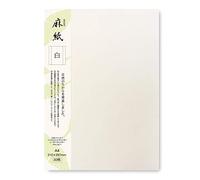 ONAO Japanese Rice Paper Printable A4 Size Paper (30 Sheets), Multipurpose Copy Paper for Laser and Inkjet Printers, Made in JAPAN, White