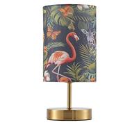 Onara Table Lamp for Bedroom, Living Room, and Office - Home Decor Lamp with Designer Lampshade - Desk Lamp for Shelves, Sideboards, and Bedside Tables - E27 Base LED Bulb Included (Jungle Green)