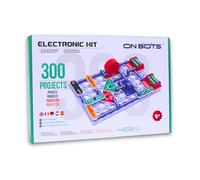 OnBots 300 STEM Electronics Kit | for Kids Age 8 + | Build 300 Science Projects to Learn Circuits & Engineering | 60 Parts & Full Colour Manual | Perfect Christmas and Birthday Gift for Boys & Girls